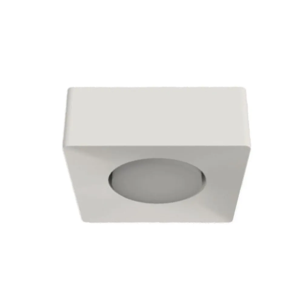 Plafoniere Moderne-Selezionato da Mazzolaluce Plafoniera quadrata da cucina moderna bianca gx53