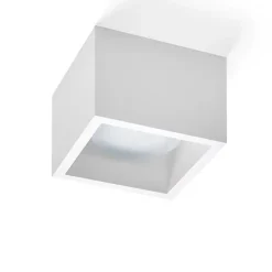 Plafoniere Moderne-Sforzin Illuminazione Plafoniera quadrata da cucina sforzin mylasa in gesso