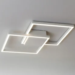 Plafoniere Moderne-Selezionato da Mazzolaluce Plafoniera quadrata led 3000k 25w per cucina moderna bianca