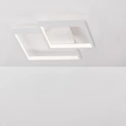 Plafoniere Moderne-Selezionato da Mazzolaluce Plafoniera quadrata led 3000k 25w per cucina moderna bianca