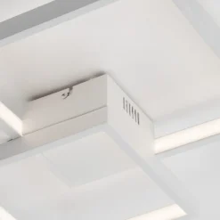 Plafoniere Moderne-Selezionato da Mazzolaluce Plafoniera quadrata led 3000k 25w per cucina moderna bianca