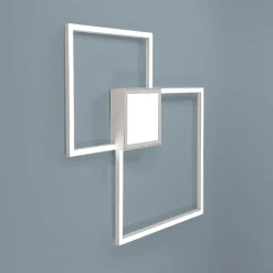 Plafoniere Moderne-Vivida International Plafoniera quadrata moderna bianca 25w 3000k rettangolare vivida joint