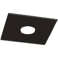 Plafoniere Moderne-Top Light Plafoniera quadrata path vetro marrone lucido