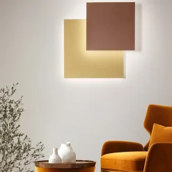 Plafoniere Moderne-Perenz Illuminazione Plafoniera quadrati led 35w 3000k moderna post