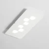 Plafoniere Moderne-Gea Luce Plafoniera rettangolare bianca moderna bilbao