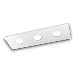 Plafoniere Moderne-Top Light Plafoniera rettangolare per cucina moderna bianca toplight area