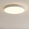 Plafoniere Moderne-Selezionato da Mazzolaluce Plafoniera rotonda bianca 58cm led 50w 3000k dimmerabile