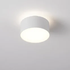 Plafoniere Moderne-Selezionato da Mazzolaluce Plafoniera rotonda bianca led 24w 3000k