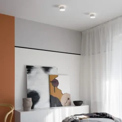 Plafoniere Moderne-Selezionato da Mazzolaluce Plafoniera rotonda bianca led 24w 3000k