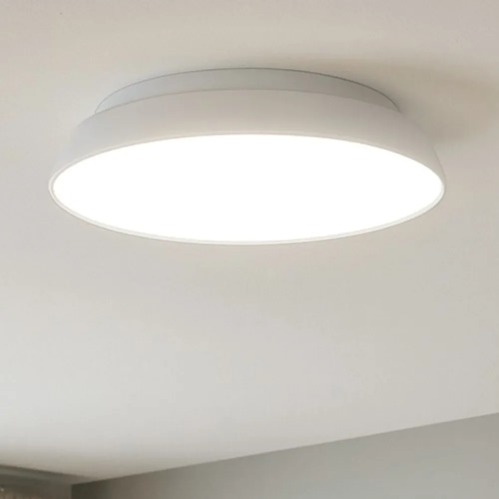 Plafoniere Moderne-Vivida International Plafoniera rotonda bianca led 20w 3000k 4000k dimmerabile vivida pinco