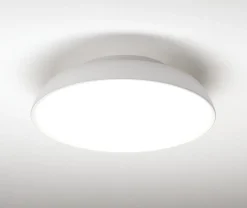 Plafoniere Moderne-Vivida International Plafoniera rotonda bianca led 20w 3000k 4000k dimmerabile vivida pinco