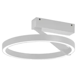 Plafoniere Moderne-Vivida International Plafoniera rotonda bianca moderna led 33w 3000k 4000k vivida meridiana