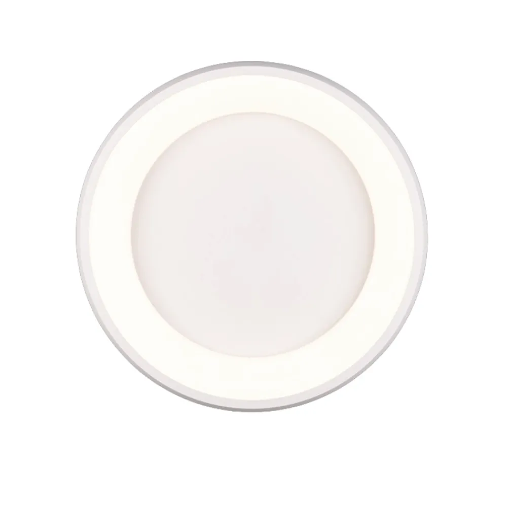 Plafoniere Moderne-Selezionato da Mazzolaluce Plafoniera rotonda bianca moderna 46cm led 29w 2300k 3000k 4000k