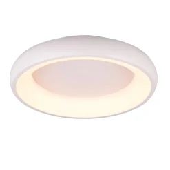 Plafoniere Moderne-Selezionato da Mazzolaluce Plafoniera rotonda bianca moderna 46cm led 29w 2300k 3000k 4000k