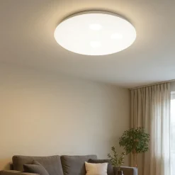 Plafoniere Moderne-Perenz Illuminazione Plafoniera rotonda bianca random perenz led 27w 3000k moderna