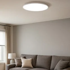 Plafoniere Moderne-Vivida International Plafoniera rotonda bianca vivida pinco led 80w 3000k 40000k