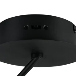 Plafoniere Moderne-Selezionato da Mazzolaluce Plafoniera rotonda circolare nera moderna led dimmerabile 2300k 3000k 4000k
