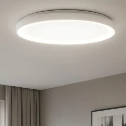 Plafoniere Moderne-Selezionato da Mazzolaluce Plafoniera rotonda 38cm bianca led 3000k dimmerabile moderna