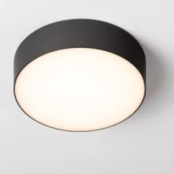 Plafoniere Da Esterno-Selezionato da Mazzolaluce Plafoniera rotonda da esterno balcone antracite led 20w 3000k ip65