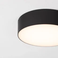 Plafoniere Da Esterno-Selezionato da Mazzolaluce Plafoniera rotonda da esterno balcone antracite led 20w 3000k ip65