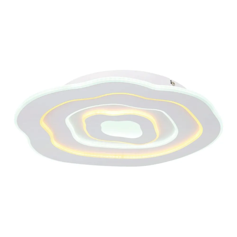 Plafoniere Moderne-Selezionato da Mazzolaluce Plafoniera rotonda design unico led 3000k 6500k