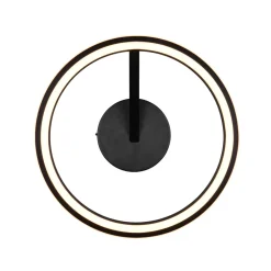 Plafoniere Moderne-Selezionato da Mazzolaluce Plafoniera rotonda nera moderna led dimmerabile da 2300k a 4000k