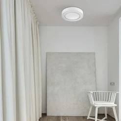 Plafoniere Moderne-Selezionato da Mazzolaluce Plafoniera rotonda per cucina design minimal