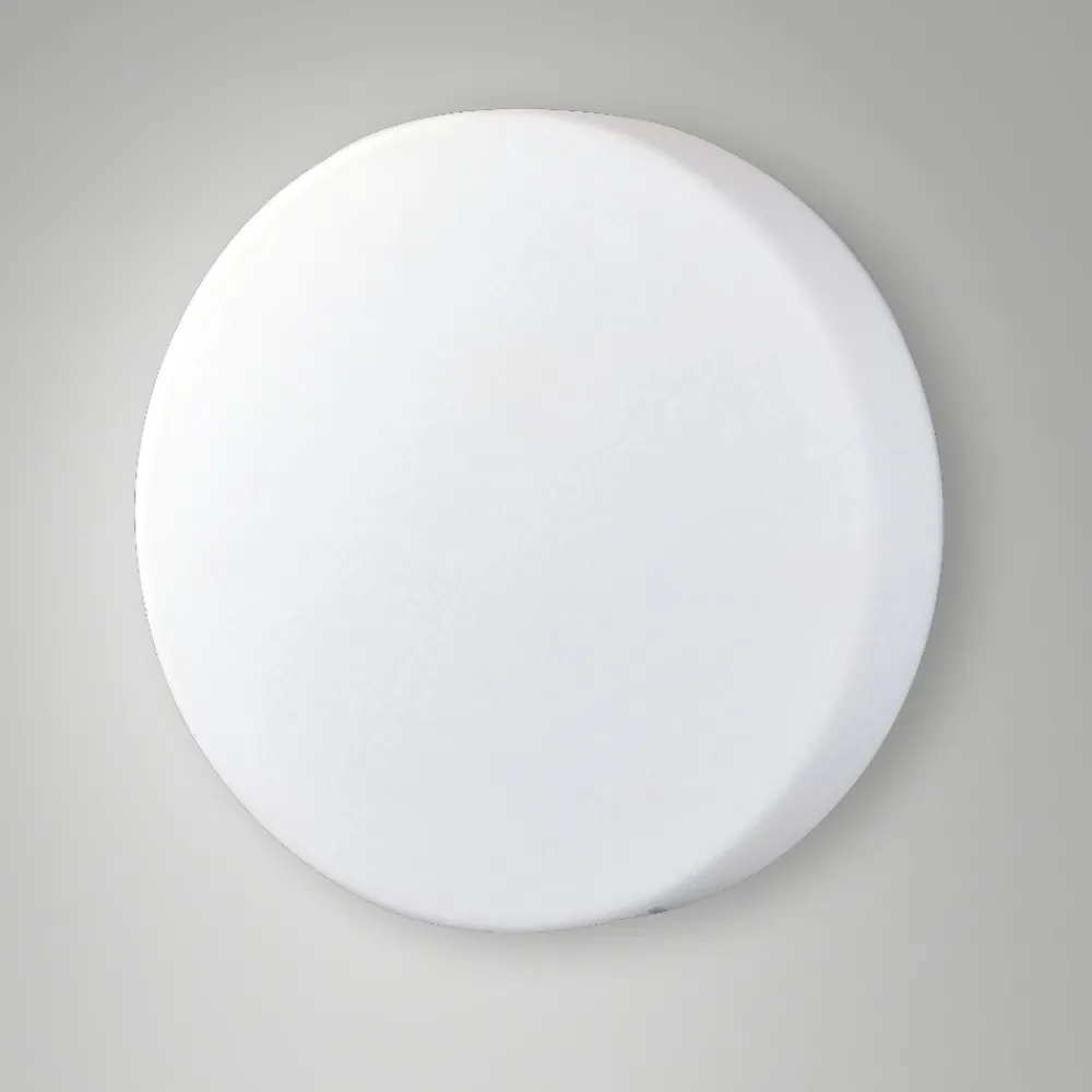 Plafoniere Moderne-Fabas Luce Plafoniera rotonda vetro bianco 30cm graff e27