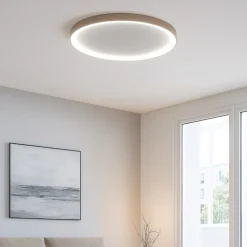 Plafoniere Moderne-Vivida International Plafoniera sabbia led 80w 3000k 4000k vivida lifering-r rotonda