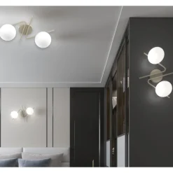 Plafoniere Moderne-Top Light Plafoniera sabbia moderna holly