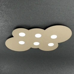 Plafoniere Moderne-Top Light Plafoniera sabbia per soggiorno design moderna