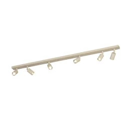 Plafoniere Moderne-Top Light Plafoniera sei luci binario led sabbia