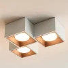 Plafoniere Moderne-Sforzin Illuminazione Plafoniera sforzin nasso rame in gesso 3 luci moderna