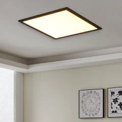 Plafoniere Moderne-Eglo Plafoniera smart da cucina led 2700k a 6500k dimmerabile controllo da remoto app salobrena