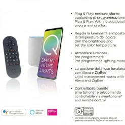 Plafoniere Moderne-Selezionato da Mazzolaluce Plafoniera smart di legno con pannello acustico led 2700k a 5000k con telecomando app