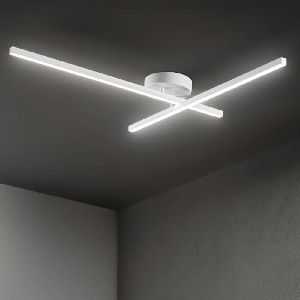 Plafoniere Moderne-Perenz Illuminazione Plafoniera syncro bianca perenz led 29w cct dimmerabile orientabile