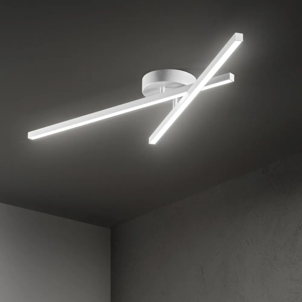 Plafoniere Moderne-Perenz Illuminazione Plafoniera syncro bianca perenz led 29w cct dimmerabile orientabile