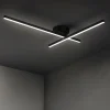 Plafoniere Moderne-Perenz Illuminazione Plafoniera syncro nera led 29w 3000k 4000k 6000k