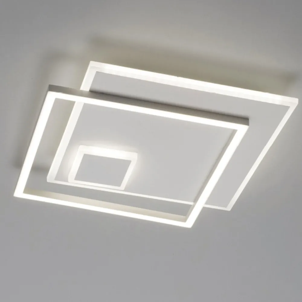 Plafoniere Moderne-Vivida International Plafoniera tilde quadrata moderna bianco 30w 3000k 4000k