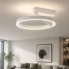 Plafoniere Moderne-Vivida International Plafoniera titanio vivida meridiana led 33w 3000k 4000k