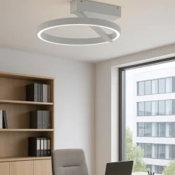 Plafoniere Moderne-Vivida International Plafoniera titanio vivida meridiana led 33w 3000k 4000k