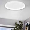 Plafoniere Moderne-Selezionato da Mazzolaluce Plafoniera tonda bianca led 3000k dimmerabile 40w moderna