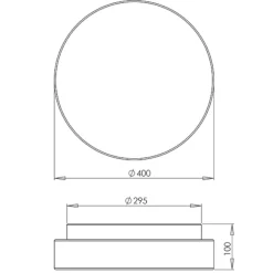 Plafoniere Moderne-Fabas Luce Plafoniera tonda 40cm vetro bianco graff e27