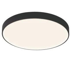 Plafoniere Moderne-Selezionato da Mazzolaluce Plafoniera tonda nera 65cm led 50w 2700k 3300k 4000k dimmerabile