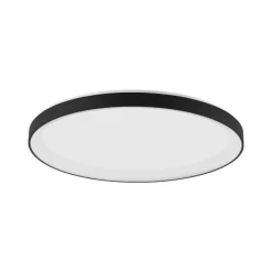 Plafoniere Moderne-Selezionato da Mazzolaluce Plafoniera tonda nera 48cm led 40w dimmerabile per cucina moderna