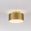 Plafoniere Moderne-Selezionato da Mazzolaluce Plafoniera tonda oro 14cm led 24w 3000k per corridoio