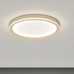 Plafoniere Moderne-Top Light Plafoniera area sabbia led 37w cct biemissione rotonda per soggiorno