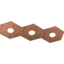 Plafoniere Moderne-Top Light Plafoniera design moderna foglia rame