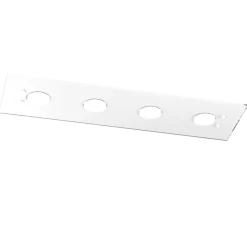 Plafoniere Moderne-Top Light Plafoniera toplight path vetro bianco lucido per cucina