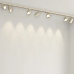 Plafoniere Moderne-Top Light Plafoniera toplight sabbia con 7 luci orientabili da cucina